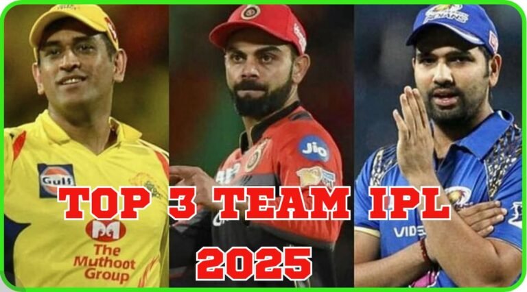 Ipl 2025 top 3 team